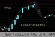 指数均已站上5日均线，反弹力量有所增强