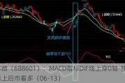 力芯微（688601）：MACD指标DIF线上穿0轴-技术指标上后市看多（06-13）