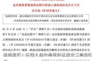 金城医药：实控人赵叶青收到证监会立案告知书