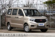 五菱宏光是否属于面包车？