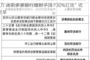 事涉证券投资违规等，渝农商理财首度被罚110万 此前多家银行理财子因“30%红线”收罚单