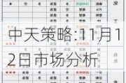 中天策略:11月12日市场分析