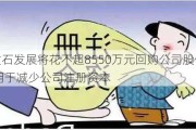 贯石发展将花不超8550万元回购公司股份 用于减少公司注册资本