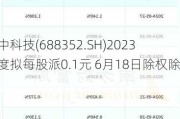 颀中科技(688352.SH)2023年度拟每股派0.1元 6月18日除权除息