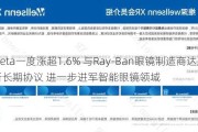 Meta一度涨超1.6% 与Ray-Ban眼镜制造商达成新长期协议 进一步进军智能眼镜领域