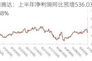 齐翔腾达：上半年净利润同比预增536.03%-633.88%