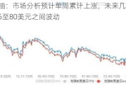 WTI原油：市场分析预计单周累计上涨，未来几天价格或在75至80美元之间波动