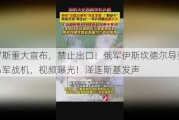 俄罗斯重大宣布，禁止出口！俄军伊斯坎德尔导弹击毁乌军战机，视频曝光！泽连斯基发声