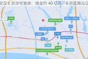 武汉 6 宗涉宅地块：揽金约 40 亿元，8 宗延期出让