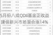 5月份八成QDII基金正收益 建信新兴市场混合涨14%