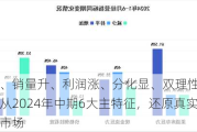 产量跌、销量升、利润涨、分化显、双理性、存量重，从2024年中期6大主特征，还原真实的白酒市场