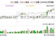 康斯特(300445.SZ)：预计上半年净利润同比增长34%~48%