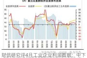 财信研究评4月工业企业利润数据：中下游利润高增，但企业成本压力犹存