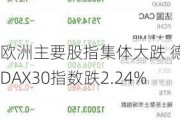 欧洲主要股指集体大跌 德国DAX30指数跌2.24%