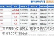 石药集团(01093)：根据股份奖励***购买300万股股份