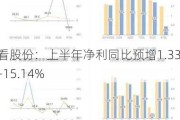 海看股份：上半年净利同比预增1.33%―15.14%