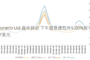 Stoneco Ltd.盘中异动 下午盘急速拉升5.00%报11.67美元