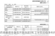 药明康德早盘高开现涨超5% 上半年归母净利约42.4亿元