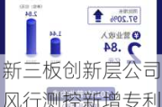 新三板创新层公司风行测控新增专利信息授权：“一种折叠支架的温度监测仪”