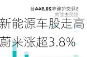 新能源车股走高 蔚来涨超3.8%