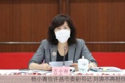 杨小菁任许昌市委副书记 刘涛不再担任