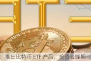 贝莱德：推出比特币 ETF 产品，投资者蜂拥