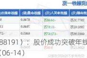智洋创新（688191）：股价成功突破年线压力位-后市看多（涨）（06-14）