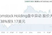 Comstock Holding盘中异动 股价大涨5.38%报9.17美元