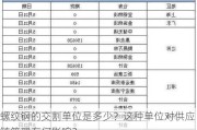 螺纹钢的交割单位是多少？这种单位对供应链管理有何影响？