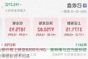 白银价格上扬至8200元/KG：奥特维与迈为股份迎来降银新技术机遇