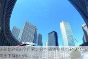 正荣地产前6个月累计合约销售金额约34.24亿元 同比下降64.6%