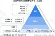 宠物食品系列一：对标研究美妆赛道 探究宠物食品竞争格局