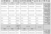 云南锗业：目前公司材料级锗产品在手订单充盈