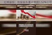 红棉股份：控股股东累计增持1.52%公司股份