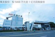 集友股份：拟 5000 万元至 1 亿元回购股份