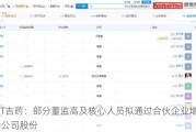 *ST吉药：部分董监高及核心人员拟通过合伙企业增持公司股份