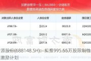 芳源股份(688148.SH)：拟推995.55万股限制性股票激励计划