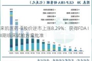 来凯医药-B股价逆市上涨8.29%：获得FDA III期临床试验方案批准