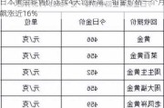 日本黄金零售价连续4天创新高，铂金价格一个月飙涨近16%