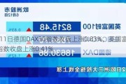 7月11日德国DAX30指数收盘上涨0.83%，英国富时100指数收盘上涨0.41%