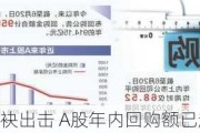 闪电出手联袂出击 A股年内回购额已超越2023年