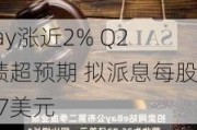 eBay涨近2% Q2业绩超预期 拟派息每股0.27美元