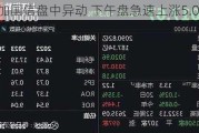 中加国信盘中异动 下午盘急速上涨5.00%