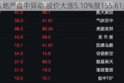 西蒙地产盘中异动 股价大涨5.10%报155.61美元