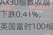 7月17日德国DAX30指数收盘下跌0.41%，英国富时100指数收盘上涨0.32%