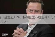 特斯拉开盘涨超13%，特朗普宣布胜选并称马斯克是“超级天才”