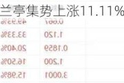 兰亭集势上涨11.11%，报4.0美元/股