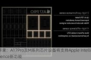 苹果：A17Pro及M系列芯片设备将支持Apple Intelligence新功能