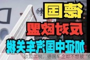 欧盟加税，德国车企却不想被“保护”