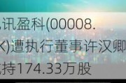 电讯盈科(00008.HK)遭执行董事许汉卿减持174.33万股